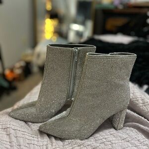 INC international concepts sparkle boots side 6.5